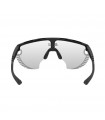 SCICON AEROWING LAMON BLACK GLOSS SUNGLASSES (PHOTOCHROMIC SILVER MIRROR LENS)