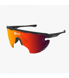 GAFAS SCICON AEROWING LAMON CARBON MATT (LENTE MULTIESPEJO ROJO)