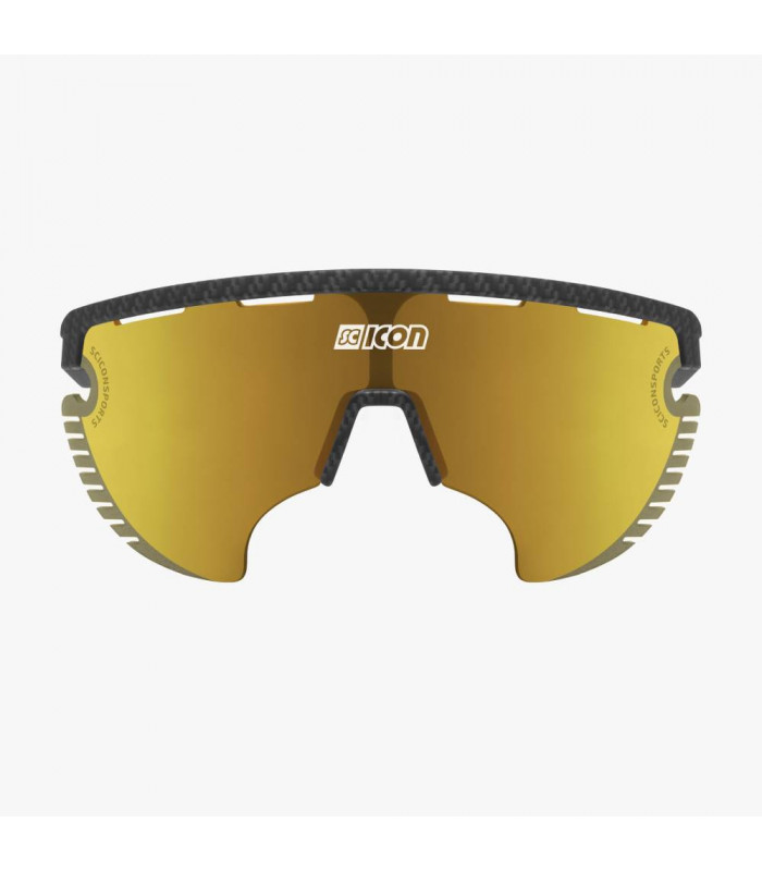 GAFAS SCICON AEROWING LAMON CARBON MATT (LENTE MULTIESPEJO BRONCE)
