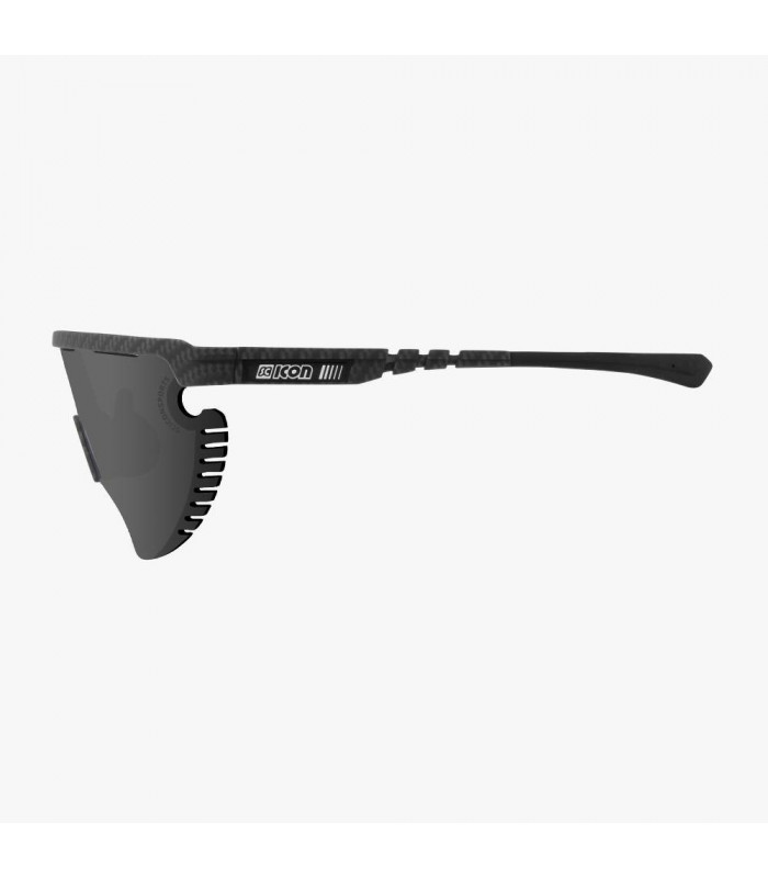 SCICON AEROWING LAMON CARBON MATT SUNGLASSES (MULTIMIRROR SILVER LENS)