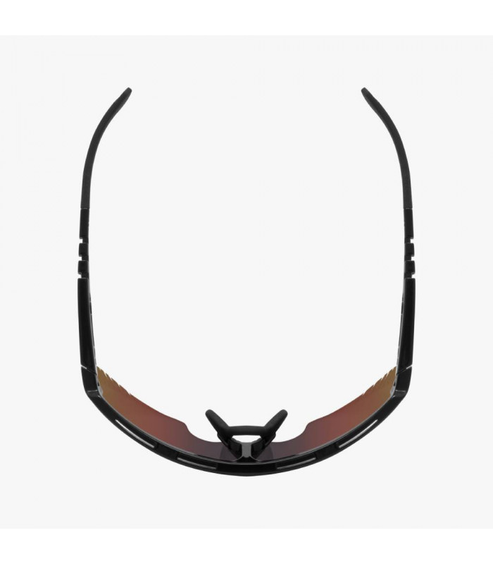 SCICON AEROWING LAMON BLACK GLOSS SUNGLASSES (MULTIMIRROR RED LENS)