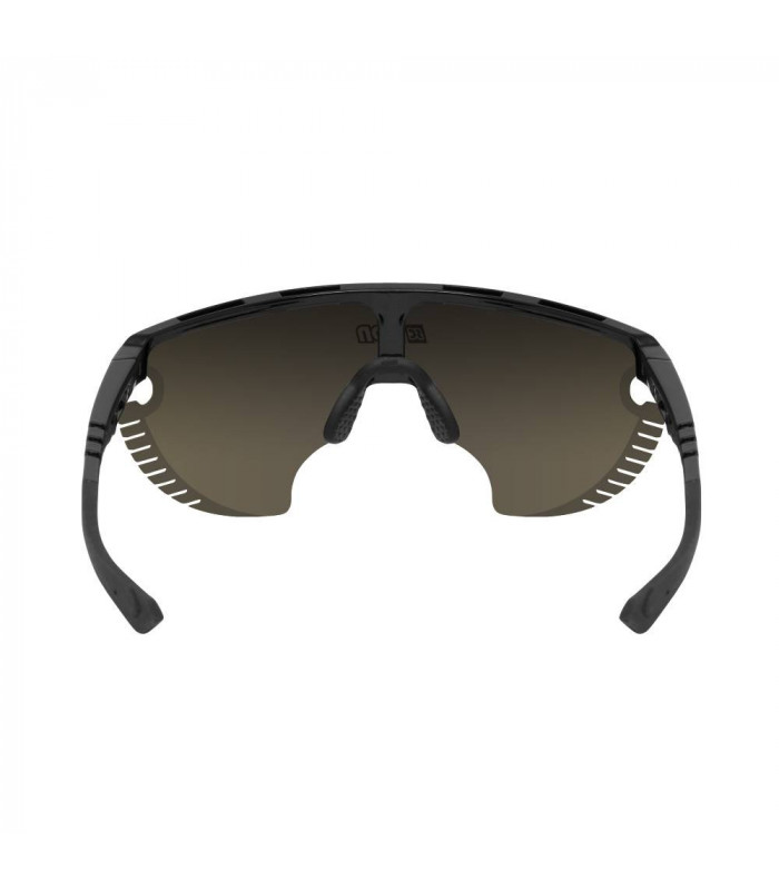 SCICON AEROWING LAMON BLACK GLOSS SUNGLASSES (MULTIMIRROR BRONZE LENS)