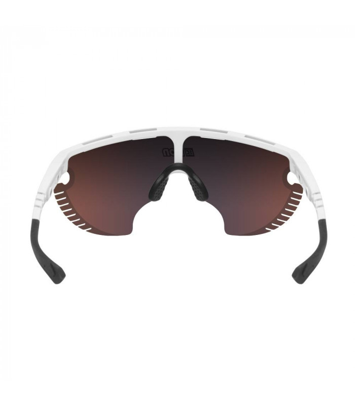 SCICON AEROWING LAMON WHITE GLOSS SUNGLASSES (MULTIMIRROR RED LENS)