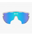 SCICON AEROWING LAMON WHITE GLOSS SUNGLASSES (MULTIMIRROR BLUE LENS)