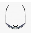 SCICON AEROWING LAMON WHITE GLOSS SUNGLASSES (MULTIMIRROR BLUE LENS)