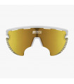 SCICON AEROWING LAMON WHITE GLOSS SUNGLASSES (MULTIMIRROR BRONZE LENS)