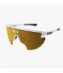 SCICON AEROWING LAMON WHITE GLOSS SUNGLASSES (MULTIMIRROR BRONZE LENS)