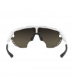 SCICON AEROWING LAMON WHITE GLOSS SUNGLASSES (MULTIMIRROR BRONZE LENS)