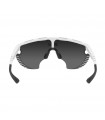 SCICON AEROWING LAMON WHITE GLOSS SUNGLASSES (MULTIMIRROR SILVER LENS)
