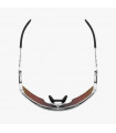 SCICON AEROWING LAMON CRYSTAL GLOSS SUNGLASSES (MULTIMIRROR RED LENS)