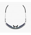 SCICON AEROWING LAMON CRYSTAL GLOSS SUNGLASSES (MULTIMIRROR BLUE LENS)