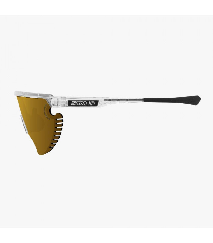 SCICON AEROWING LAMON CRYSTAL GLOSS SUNGLASSES (MULTIMIRROR BRONZE LENS)