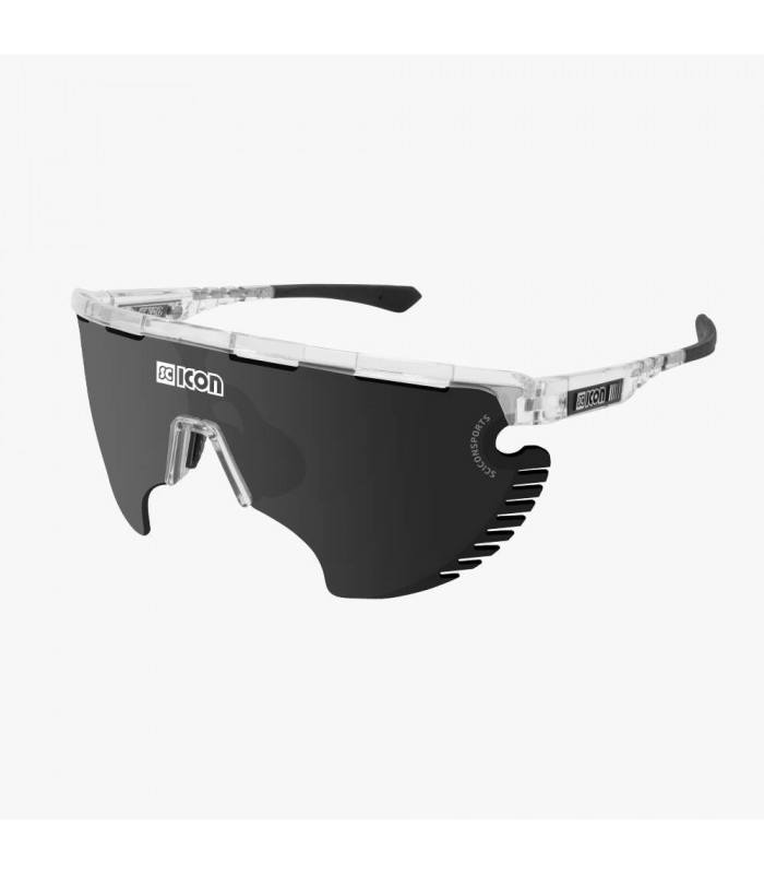 GAFAS SCICON AEROWING LAMON CRISTAL BRILLANTE (LENTE MULTIESPEJO PLATA)