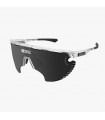 SCICON AEROWING LAMON CRYSTAL GLOSS SUNGLASSES (MULTIMIRROR SILVER LENS)