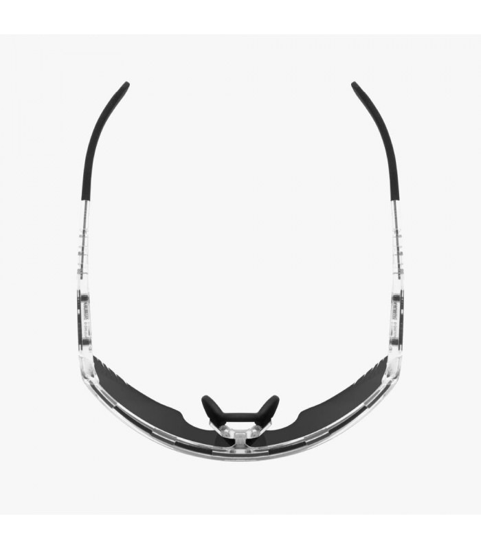 SCICON AEROWING LAMON CRYSTAL GLOSS SUNGLASSES (MULTIMIRROR SILVER LENS)