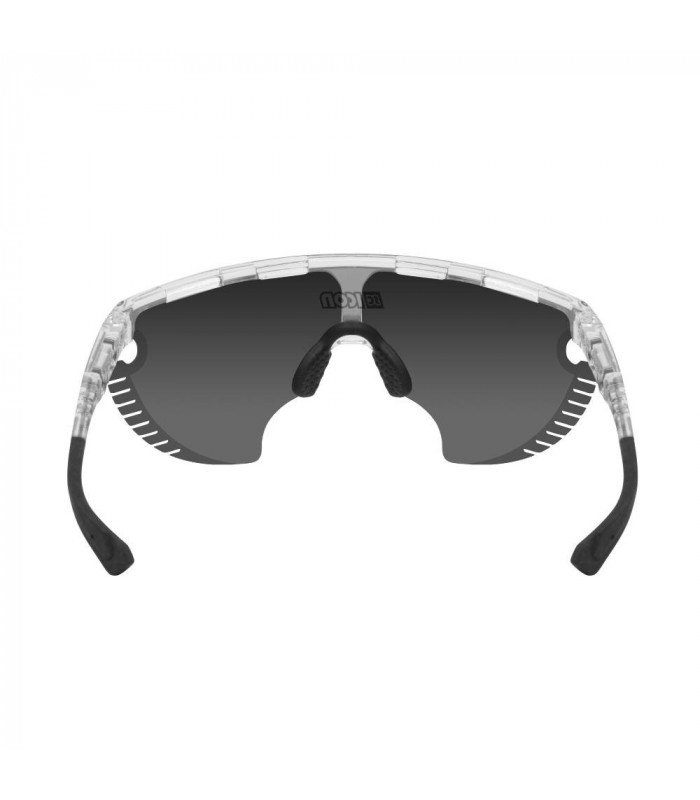 SCICON AEROWING LAMON CRYSTAL GLOSS SUNGLASSES (MULTIMIRROR SILVER LENS)