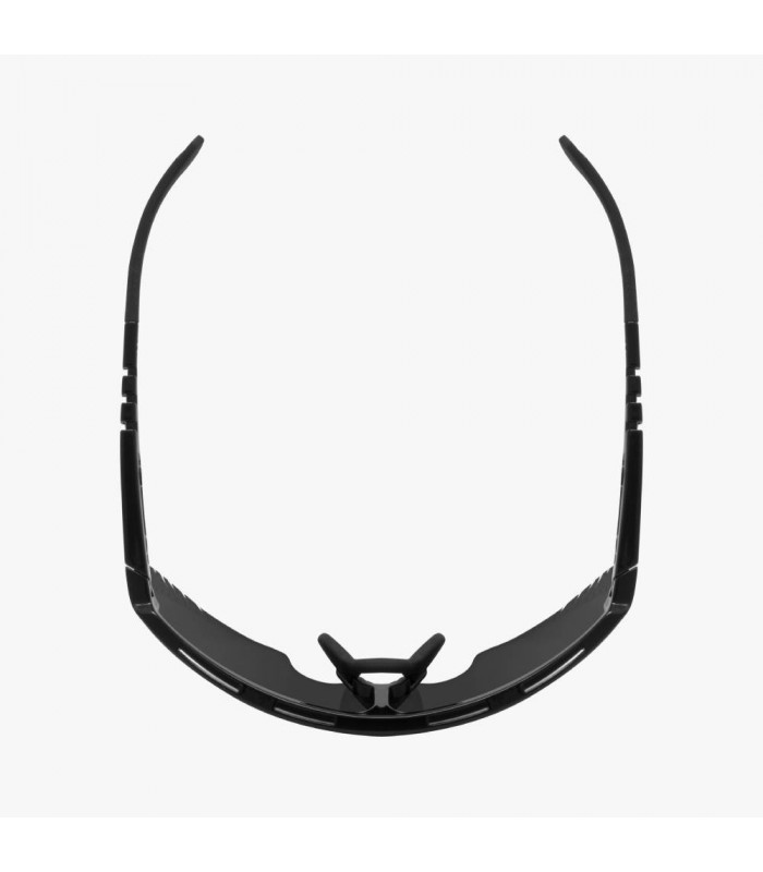 SCICON AEROWING LAMON BLACK/WHITE SUNGLASSES (MULTIMIRROR SILVER LENS)