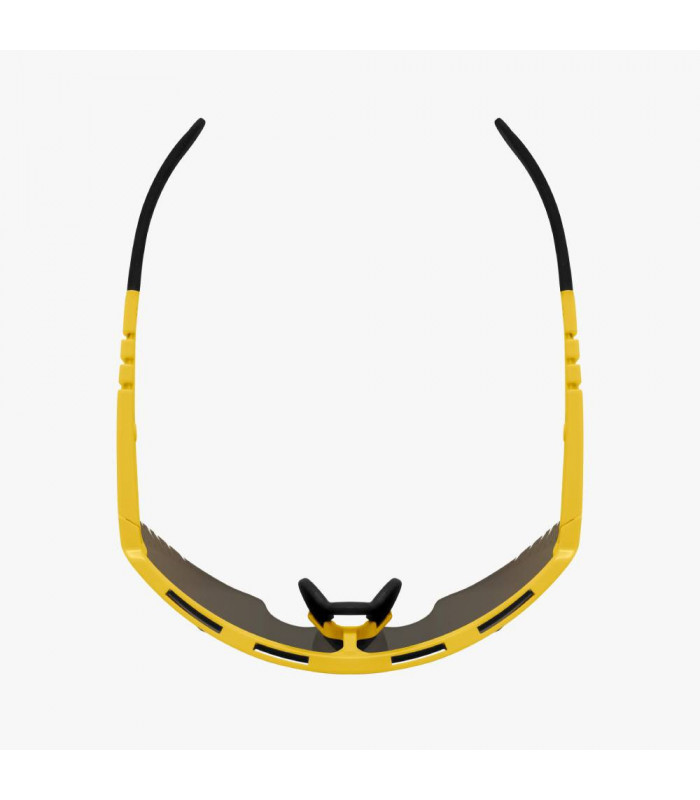 SCICON AEROWING LAMON YELLOW GLOSS SUNGLASSES (MULTIMIRROR BRONZE LENS)