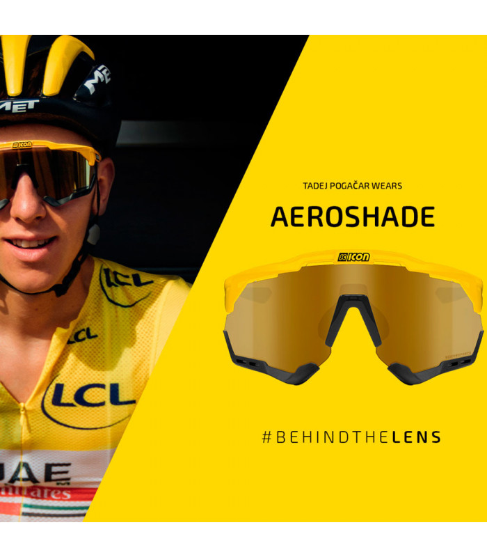 SCICON AEROSHADE XL CARBON MATT SUNGLASSES (MULTIMIRROR RED LENS)