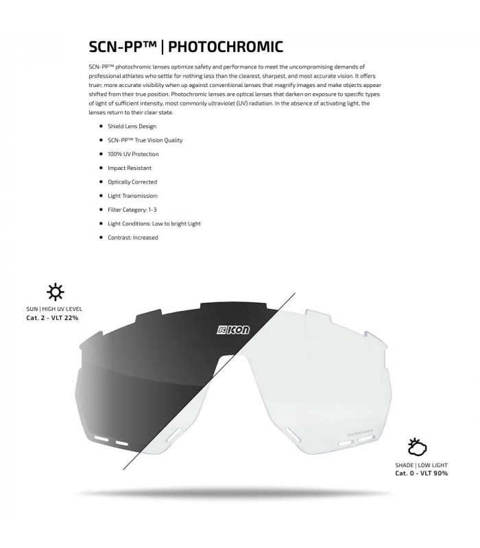 SCICON AEROWING BLACK GLOSS SUNGLASSES (PHOTOCHROMIC SILVER MIRROR LENS)