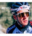 SCICON AEROWING BLACK GLOSS SUNGLASSES (PHOTOCHROMIC SILVER MIRROR LENS)
