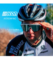 SCICON AEROWING BLACK GLOSS SUNGLASSES (PHOTOCHROMIC SILVER MIRROR LENS)