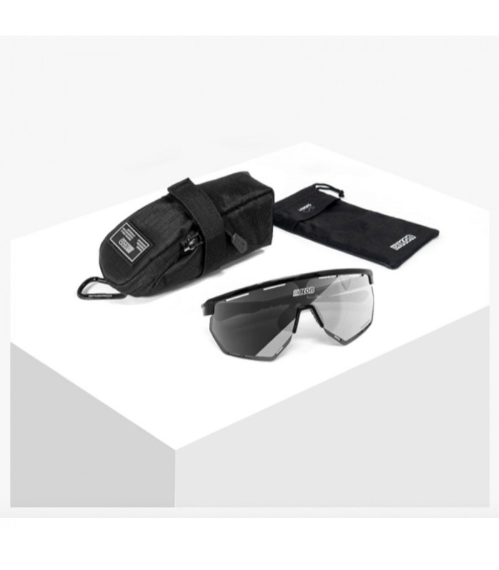 GAFAS SCICON AEROWING CARBON MATT (LENTE FOTOCROMÁTICA PLATA ESPEJO)