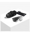 SCICON AEROWING CARBON MATT SUNGLASSES (PHOTOCHROMIC SILVER MIRROR LENS)