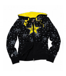SUDADERA CHICA ONE INDUSTRIES ROCKSTARS STEVIE (NEGRO)