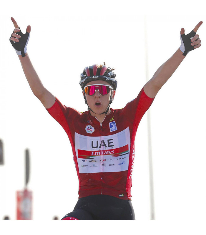 SCICON AEROWING BLACK GLOSS SUNGLASSES (MULTIMIRROR BRONZE LENS)