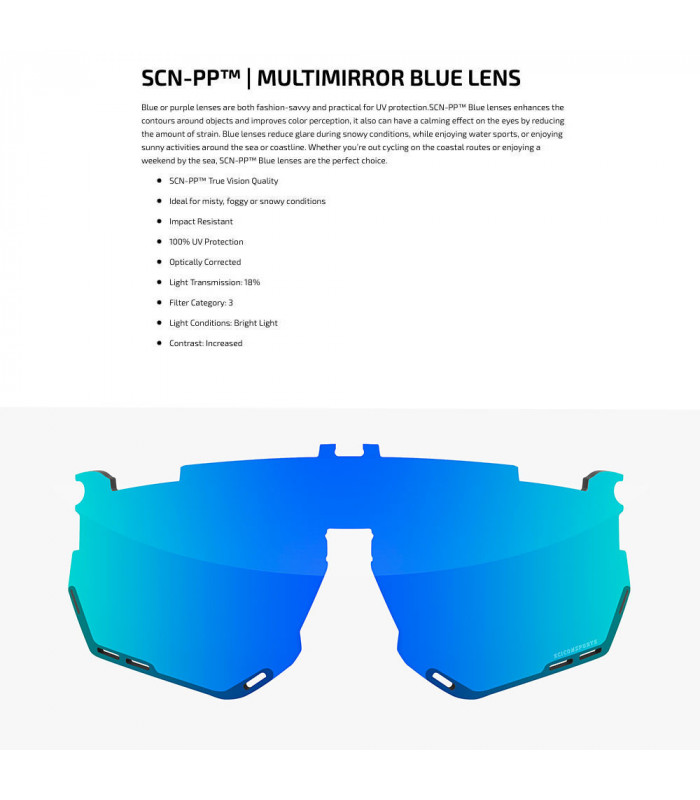 LENTE SCICON AEROSHADE XL MULTIESPEJO AZUL