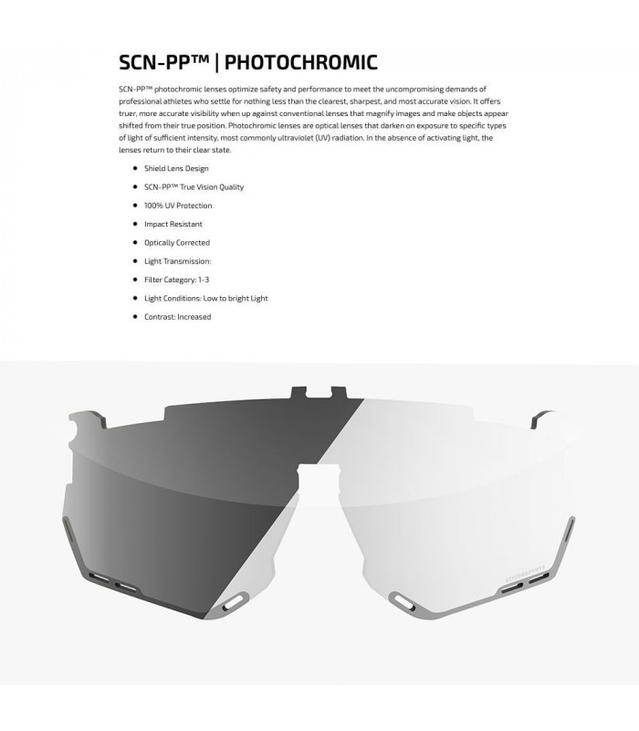 SCICON AEROSHADE XL PHOTOCHROMIC SILVER MIRROR LENS