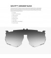 SCICON AEROSHADE XL LOW LIGHT GRADIENT BLACK LENS