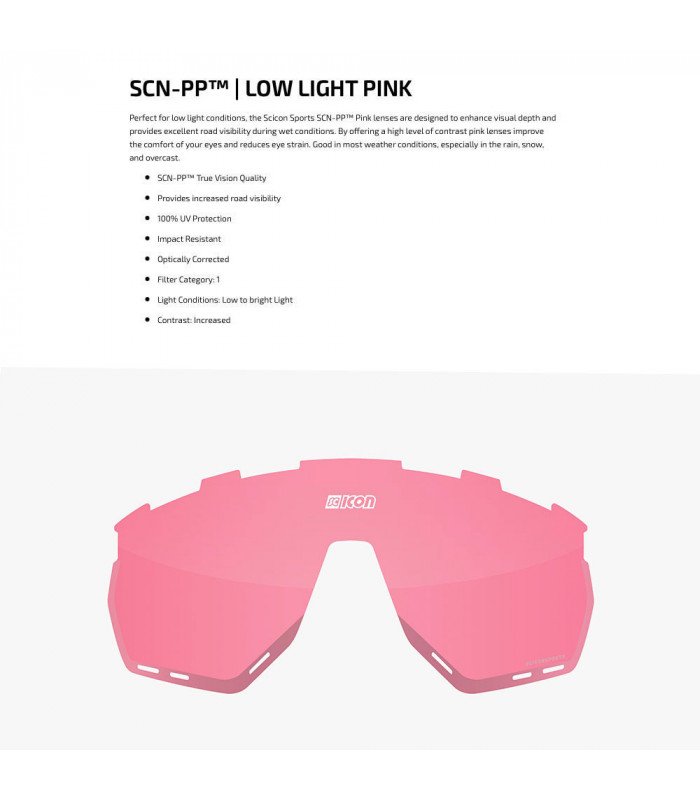 LENTE SCICON AEROWING LOW LIGHT PINK