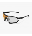 SCICON AEROTECH XL BLACK GLOSS SUNGLASSES (PHOTOCHROMIC BRONZE LENS)