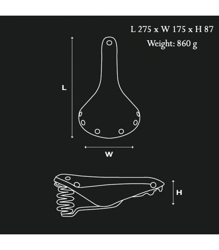 SILLÍN BROOKS FLYER (NEGRO)