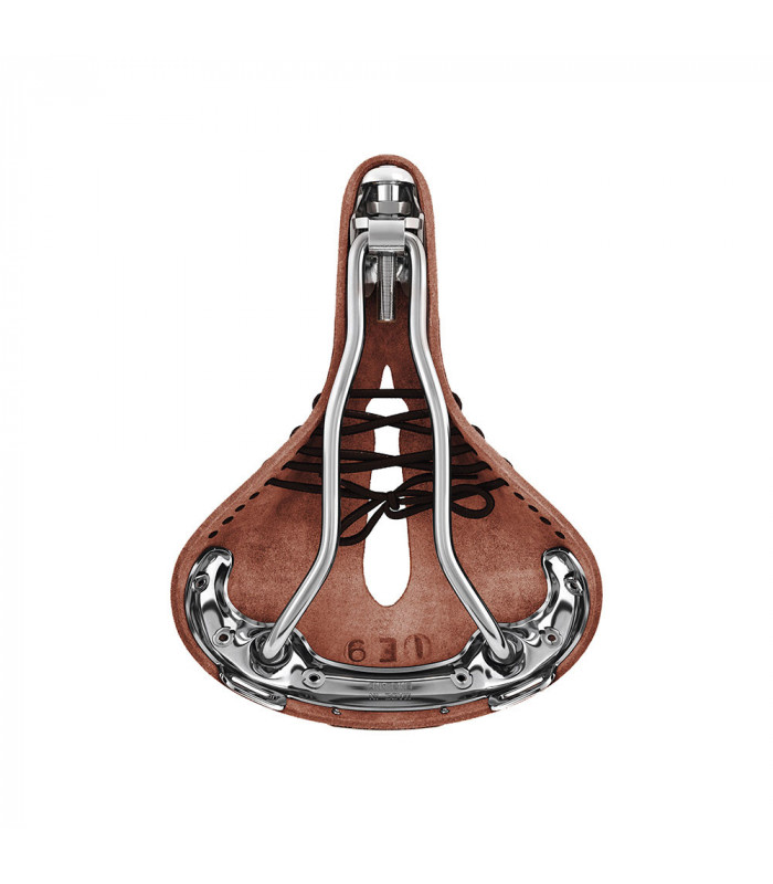 BROOKS B17 CARVED SHORT SADDLE (BROWN) | TopFun.com
