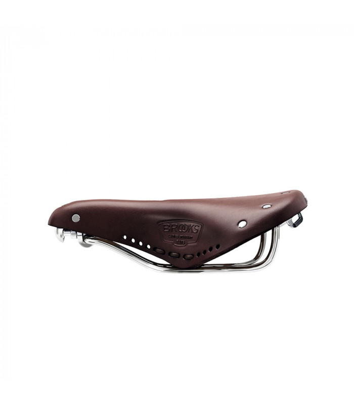 SILLÍN BROOKS B17 CARVED CORTO (MARRÓN) | TopFun.com