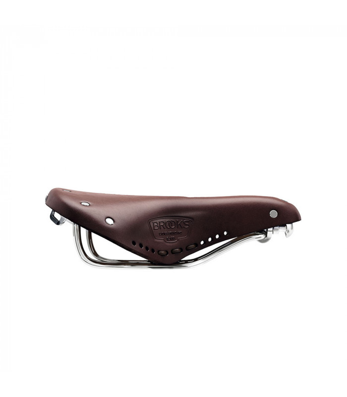 BROOKS B17 CARVED SHORT SADDLE (BROWN) | TopFun.com