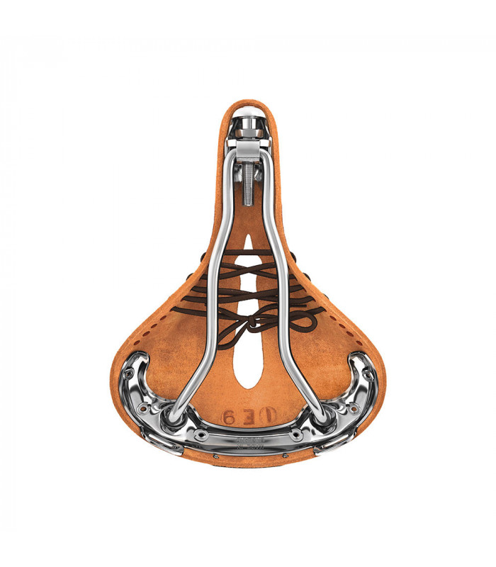 SILLÍN BROOKS B17 CARVED CORTO (HONEY) | TopFun.com