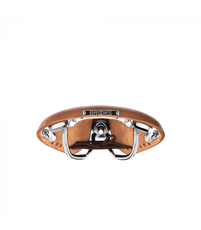 SILLÍN BROOKS B17 CARVED CORTO (HONEY) | TopFun.com