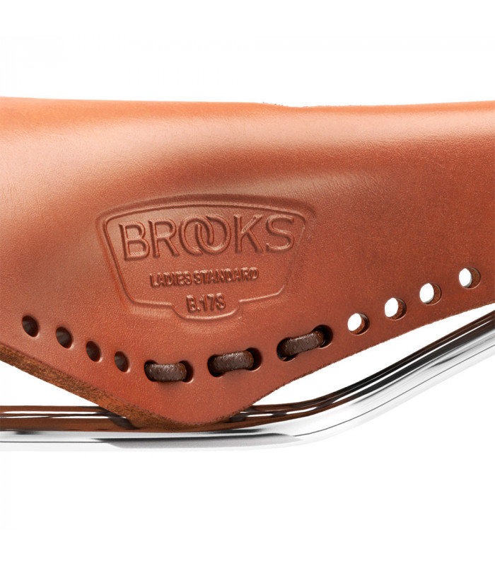 SILLÍN BROOKS B17 CARVED CORTO (HONEY) | TopFun.com