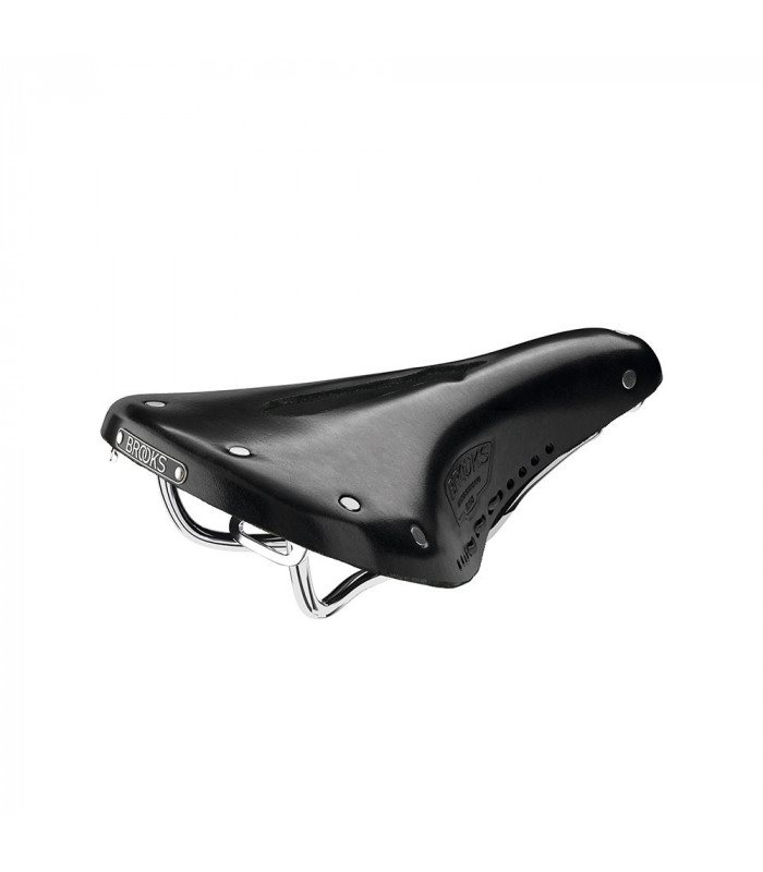 SILLÍN BROOKS B17 CARVED CORTO (NEGRO) | TopFun.com