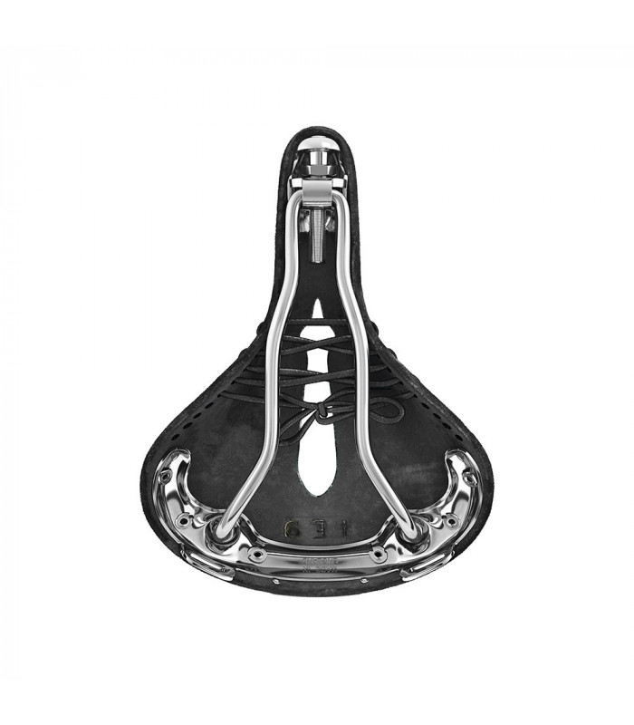 SILLÍN BROOKS B17 CARVED CORTO (NEGRO) | TopFun.com