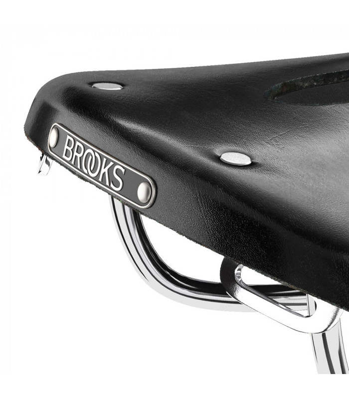 SILLÍN BROOKS B17 CARVED CORTO (NEGRO) | TopFun.com