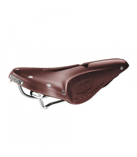 BROOKS B17 NARROW CARVED SADDLE (BROWN)