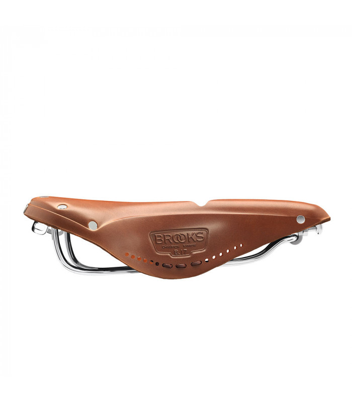 SILLÍN BROOKS B17 CARVED ESTRECHO (MIEL)