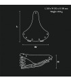 BROOKS B66 SADDLE (BLACK)