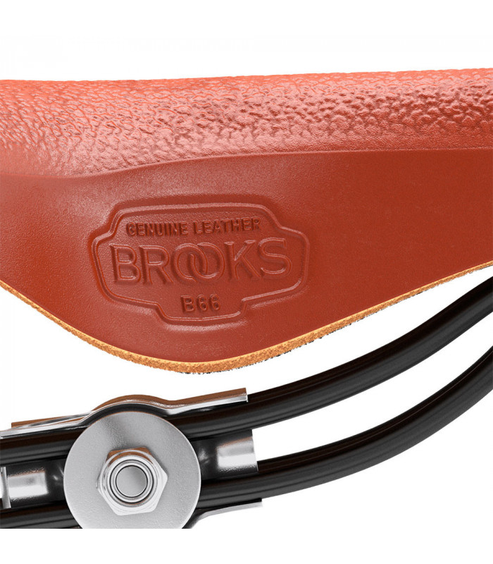 BROOKS B66 SHORT SADDLE (HONEY)