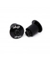 TFHPC ALUMINIUM CNC HANDLEBAR END PLUGS (BLACK)
